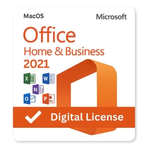Microsoft Office 2021 Home and Business for Mac digital license