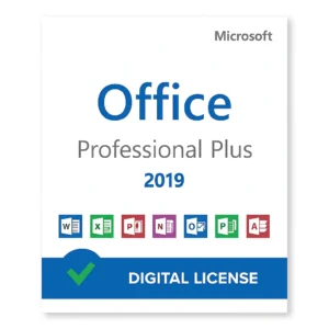Microsoft Office Professional Plus 2019 digital license