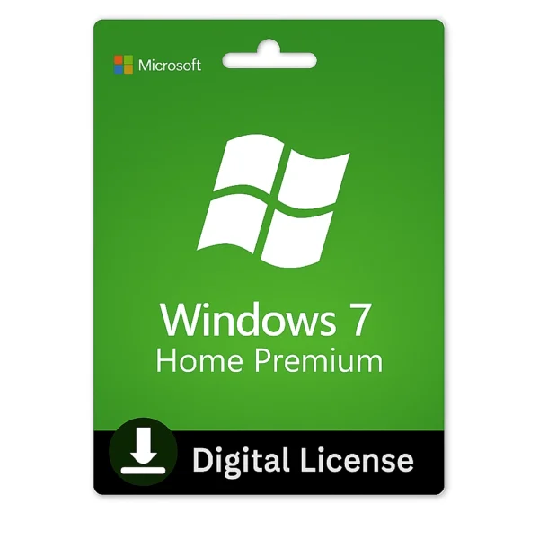 Microsoft Windows 7 Home Premium Digital License Key