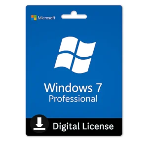 Microsoft Windows 7 Professional Digital License Key